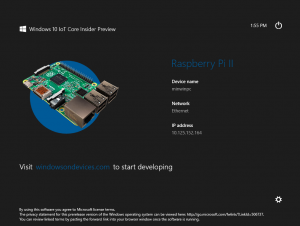 Windows IoT Core är nu släppt till Rasberry PI 2!