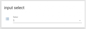 För att i framtiden styra verans Larm med HA kommer jag nyttja en "input Select"
