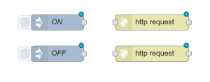 Jag valde nu att dra in två st http request block för att slippa någon "programmering"