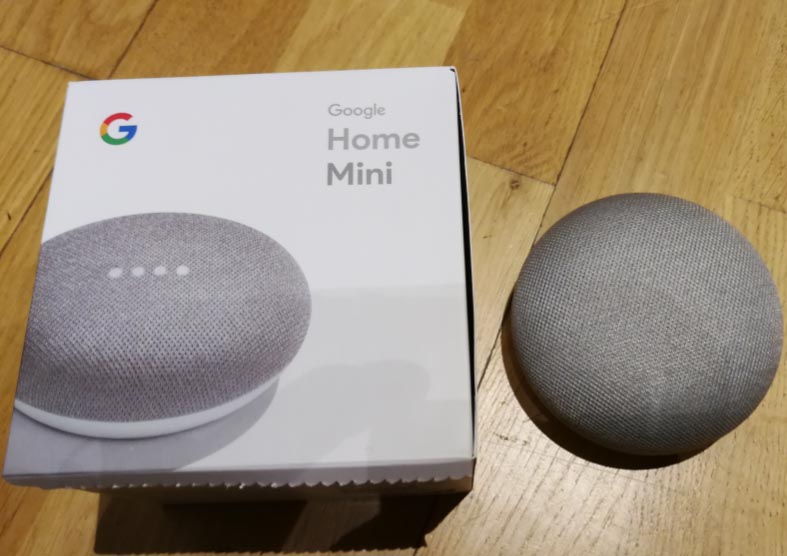 Ljudassistenten Google Home Mini introduceras i min hemautomation