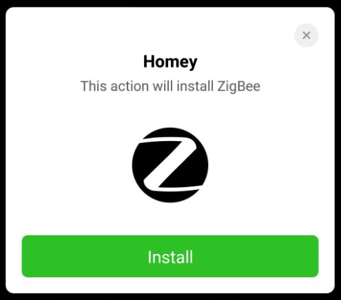 Installera Zigbee