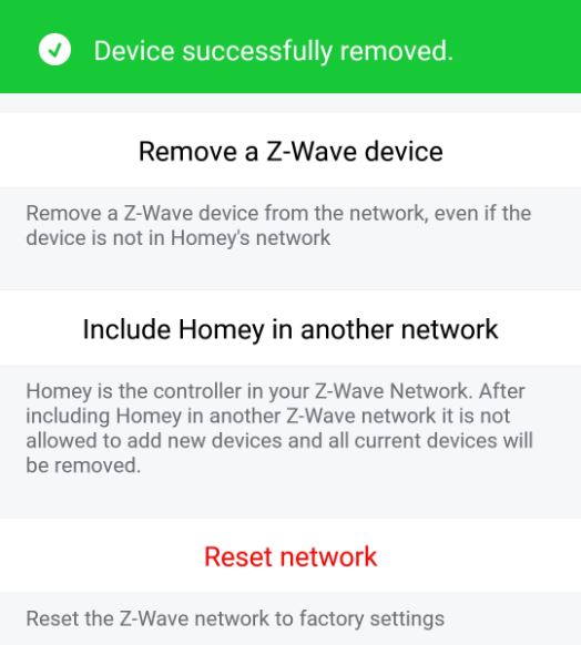 Har du problem att inkludera en Z-Wave enhet? börja med att köra en "remove a Z-Wave device" innan du börjar med inkluderingen.